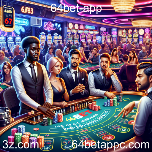 A Emoção do Cassino Ao Vivo no 64bet-app
